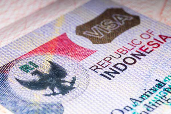 biaya visa indonesia untuk orang asing